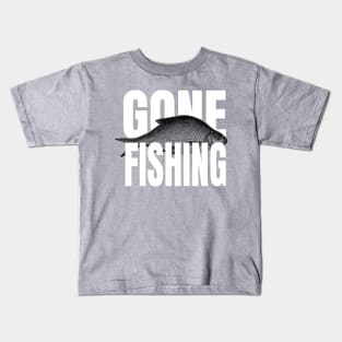 Gone Fishing T Shirt, Fishing, Dad’s Gift,  Dad Shirt, Clothing, Go Fishing, Fishing Shirt,  Fishing T shirt, Fishing Tee Kids T-Shirt